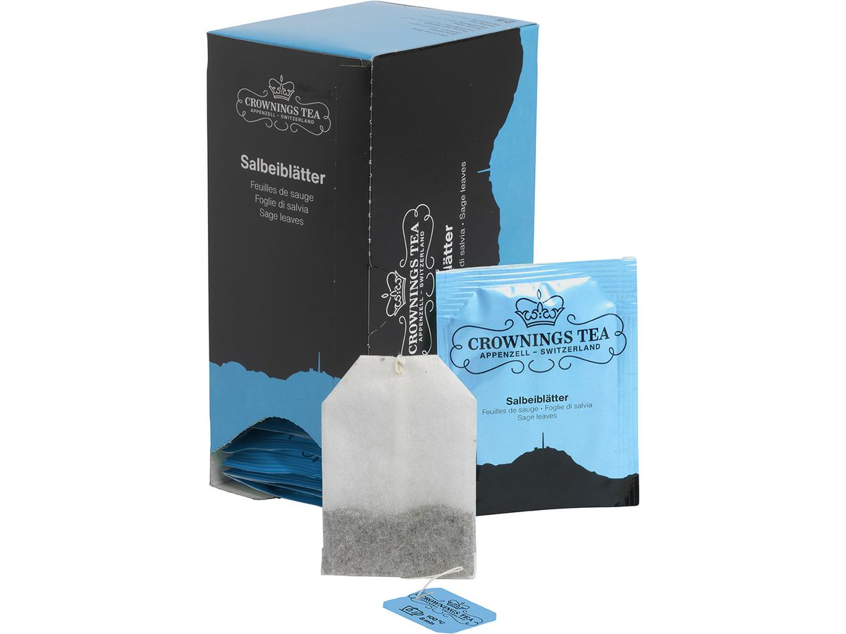 CROWNING'S Foglie di salvia 101264 Bustine 1,2 g, 25 pz. (7611259141296)