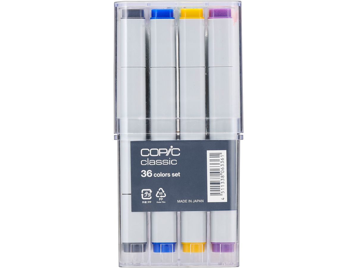COPIC Marker Classic 20075158 Basis-Set, 36 pcs. (4511338063361)