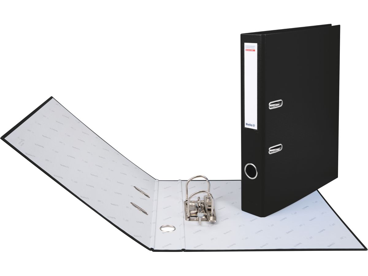 BIELLA Raccoglitore federale 4cm 10341402U nero A4 (7611365253272)