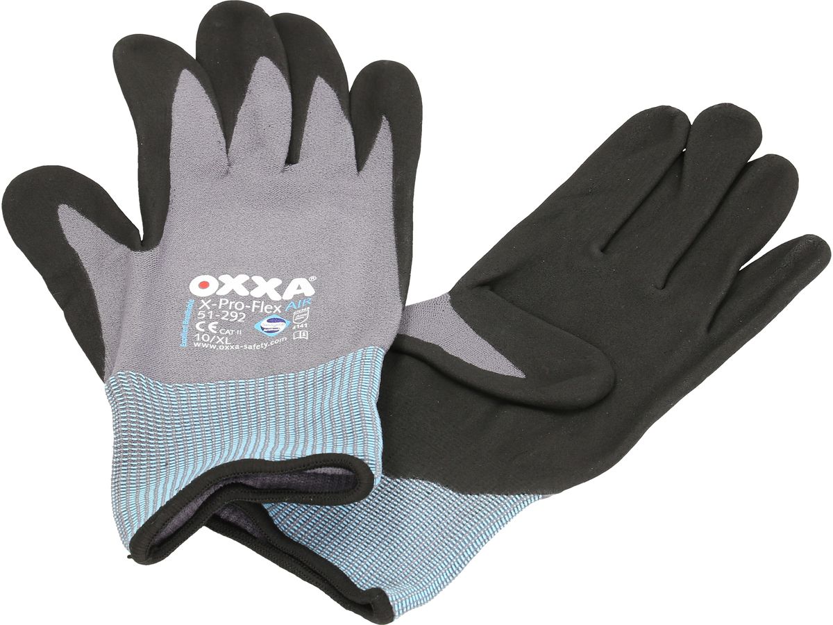 OXXA Guanto Pro-Flex Air Gr. XL 51.292.10 Nylon, nero microf. (8718249041051)