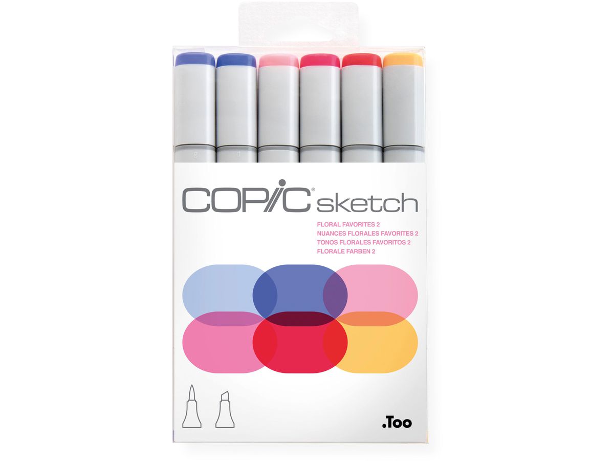 COPIC Marker Sketch 21075669 Set Floral Favorite 2,6 Stück (4511338052778)