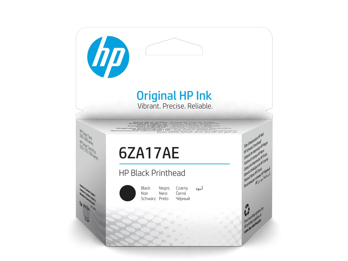 HP Tête d'impression noir 6ZA17AE SmartTank 500/600 20'000 p. (0193905589869)