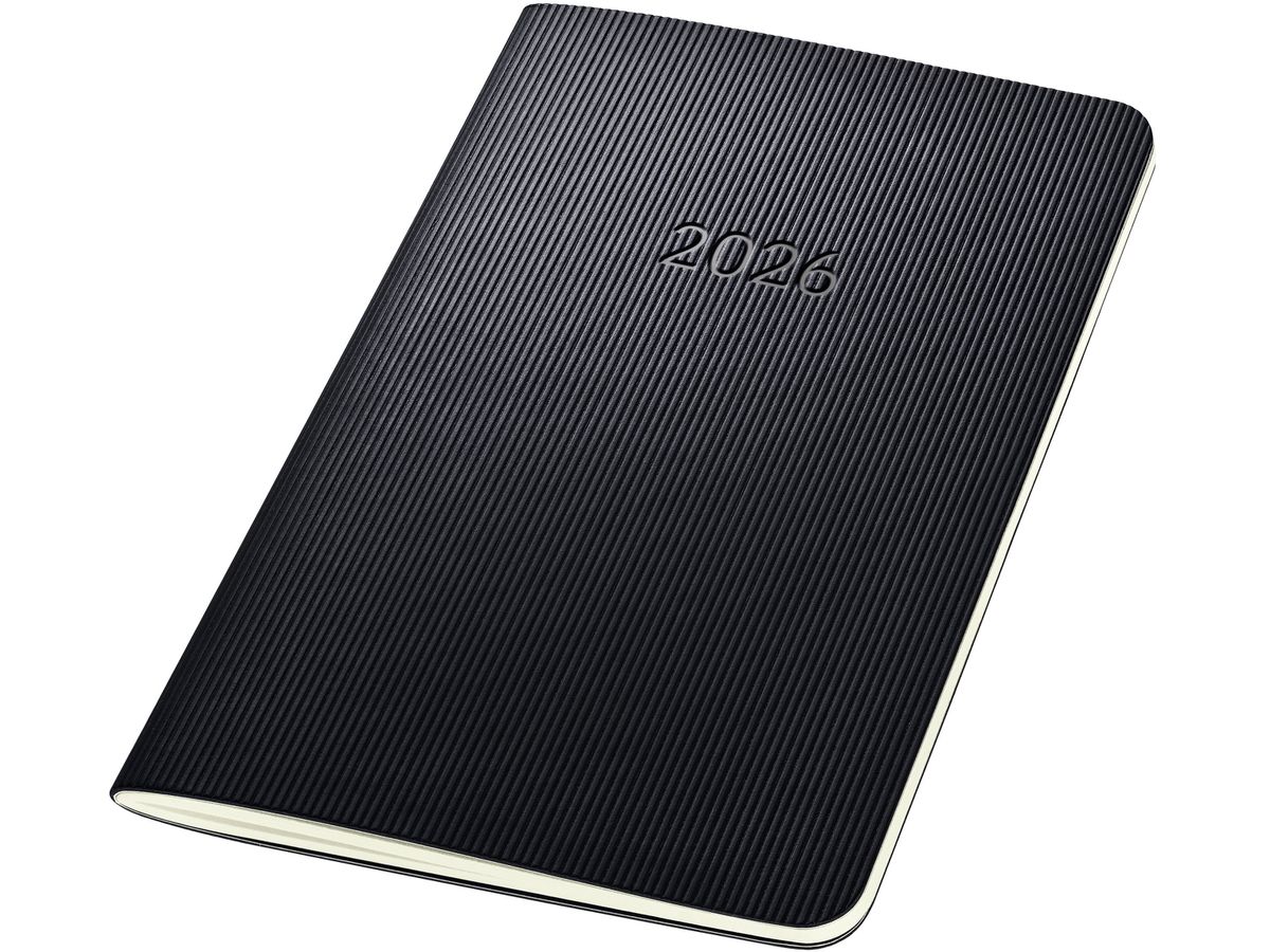 CONCEPTUM Libretto d. cal. Mensile 2026 C2685 1M/2P nero 9.3x14cm (4004360771736)