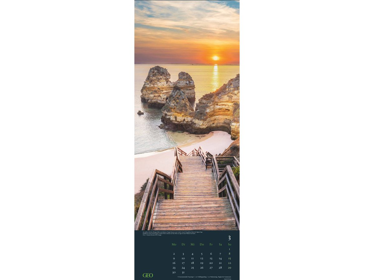 GEO Bildkalender 2026 4069095004184 GEO Wege 25x69cm (4069095004184)