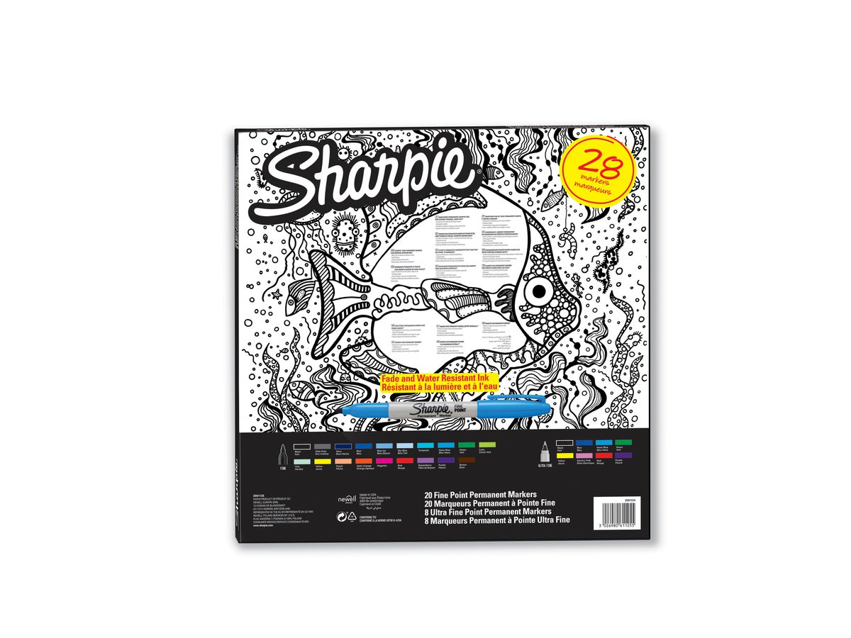 SHARPIE Permanent Marker Sharpie Set 2061125 Fish 28 Stk. (3026980611255)