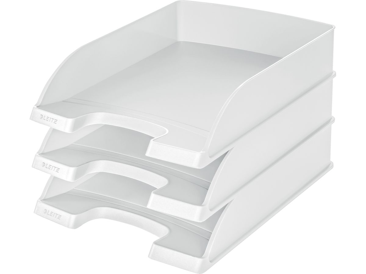 LEITZ Corbeille à courrier Plus A4 52270001 blanc (4002432311019)