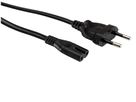 ROLINE Netzkabel Black 19.07.2096 Euro-Flach auf C7 Buchse 1.8m (7611990143146)