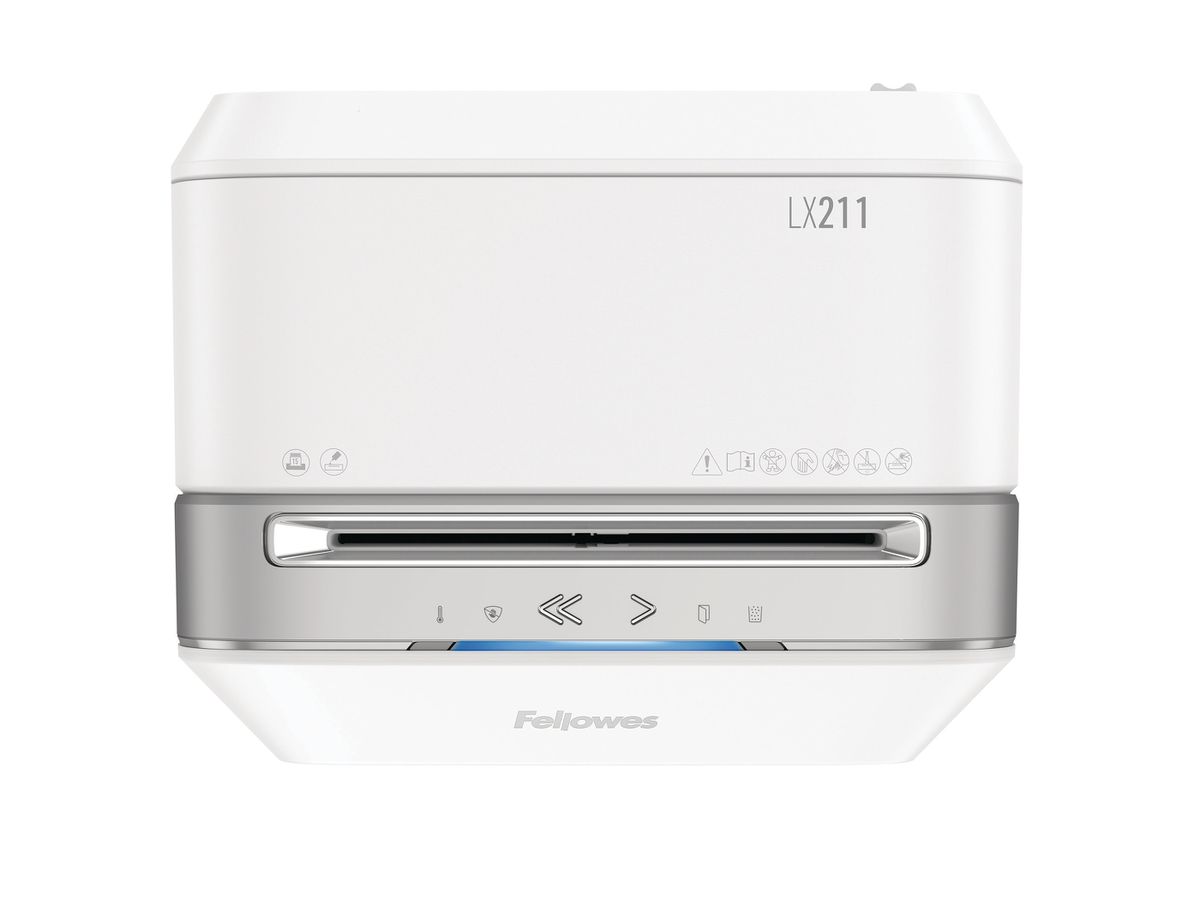 FELLOWES Destructeur docum. Powershred 5104001 LX211, blanc, P-5, 23lt (0043859755615)