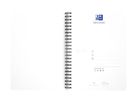 OXFORD Carnet spirale Smart Black A5 100103627 ligné 6mm, 90g 90 flls. (3020120029887)