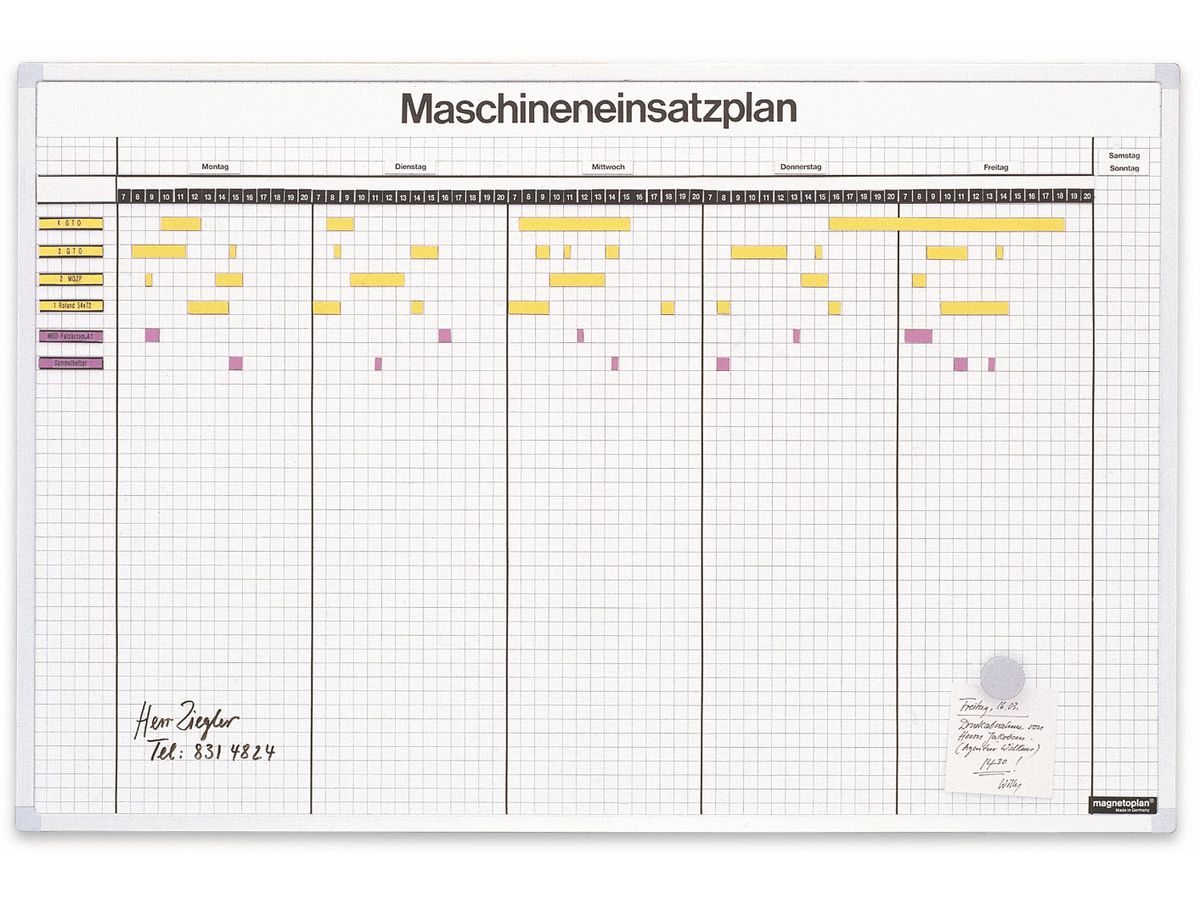 MAGNETOPLAN Ruban Signal 1,6mm 40102 noir, adhés. (4013695013220)