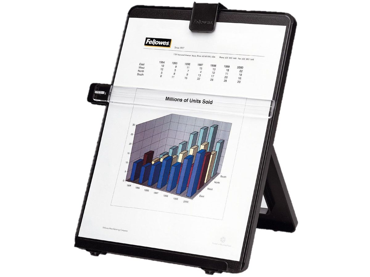 FELLOWES Konzepthalter 21106 schwarz (0077511211065)