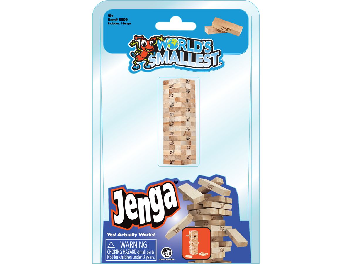 WORLDS SMALLEST Jenga 1180.99194 (0810010991942)