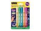 UHU Glitter Glue Glow 990362 5 colori (4026700482102)