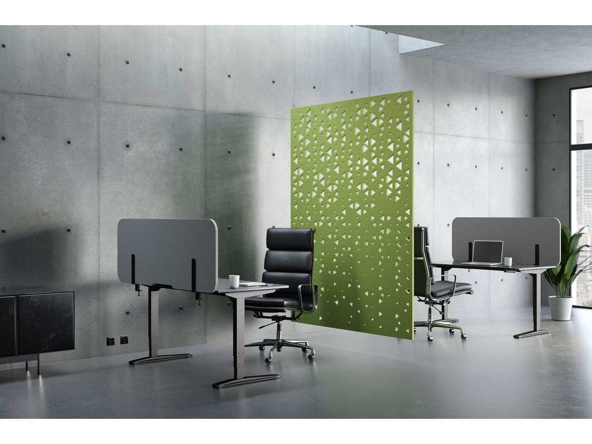 SUONO Trennwand XL 120x240x1.2cm 1211.X12.3703 CURTAIN, TRIANGLE, blau 2 Stk. (7640439763485)