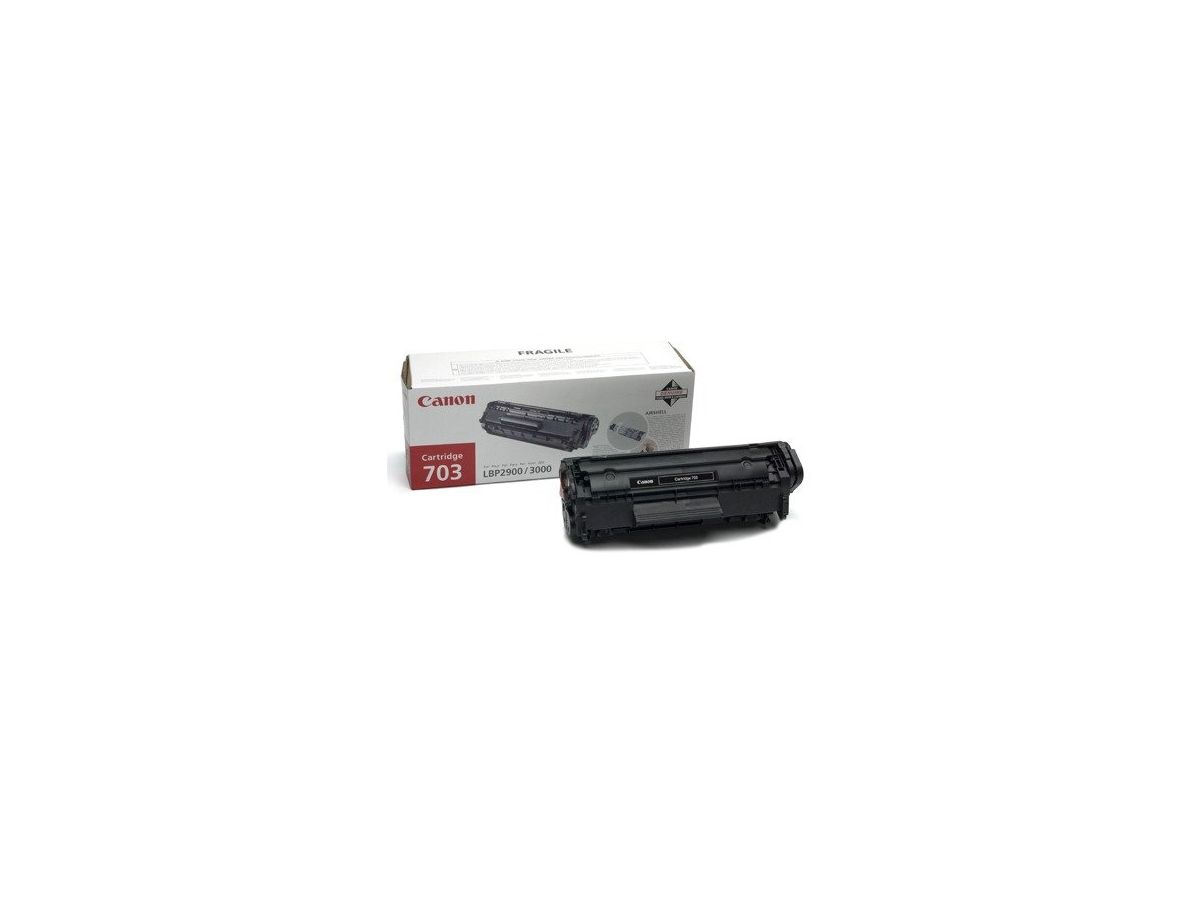 CANON Modulo di toner 703 nero 7616A005 LBP 2900/3000 2000 pagine (4960999256016)