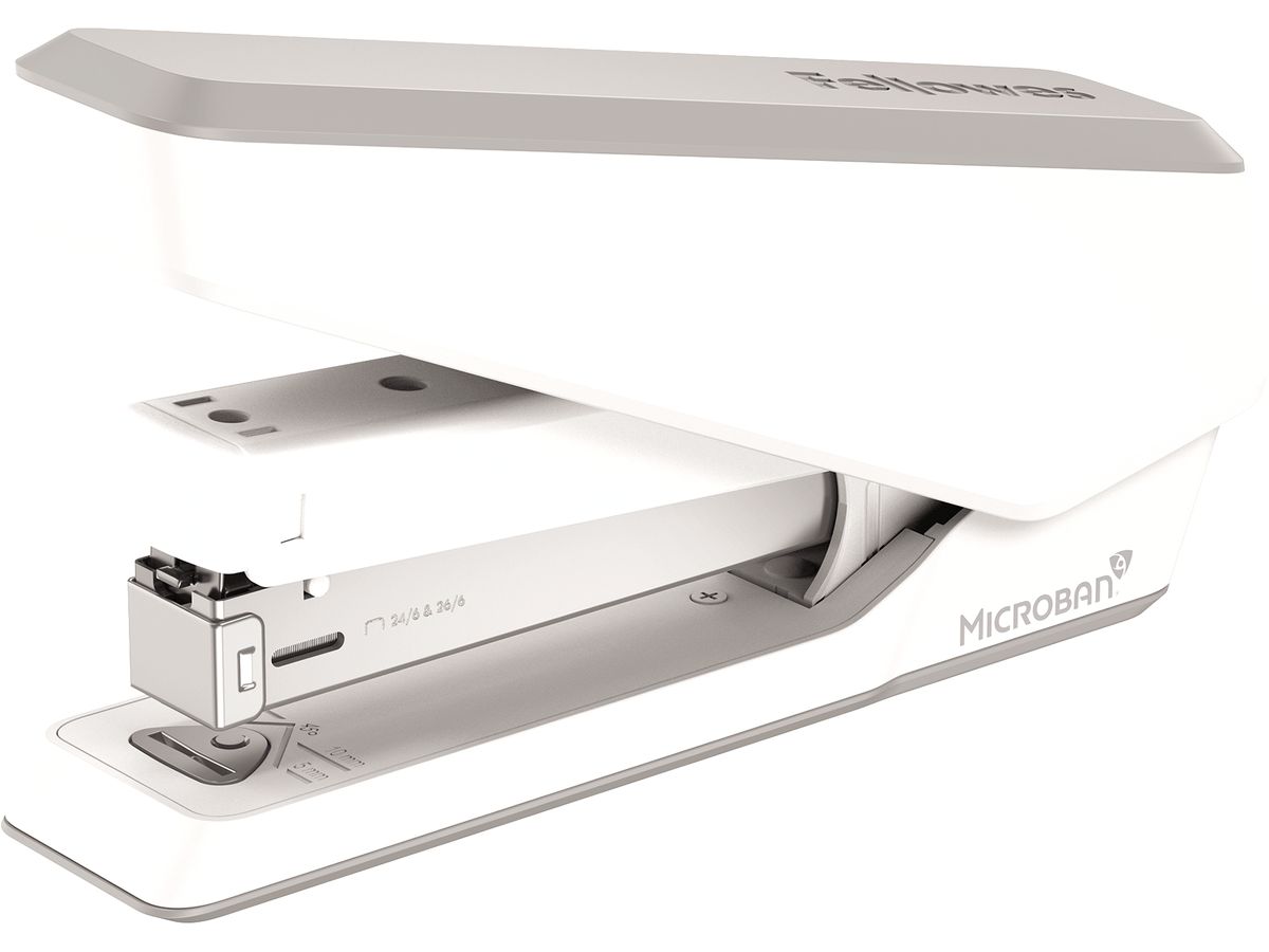 FELLOWES Cucitrice EasyPress LX850 5011801 Microban, bianco 25 fogli (0043859776573)
