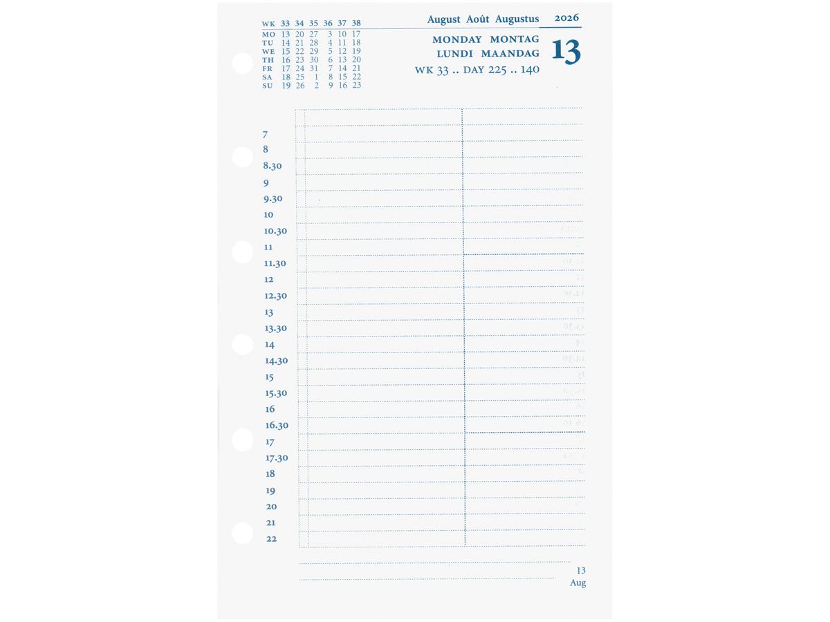 SUCCES Agenda Junior 2026 842209000026U 1J/1P recharge 8x12.5cm (8717481254281)