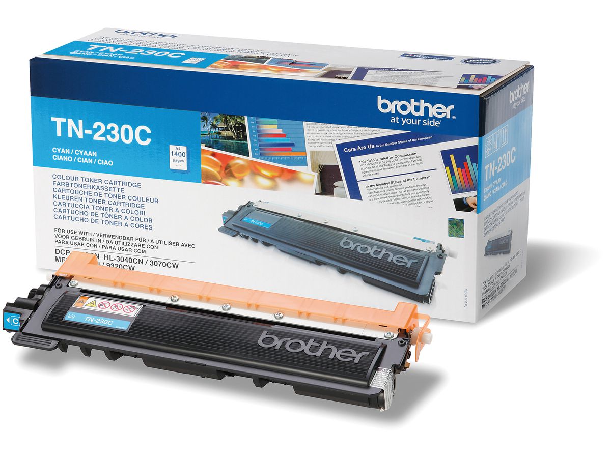 BROTHER Toner cyan TN-230C HL-3040/3070 1400 pagine (4977766666985)