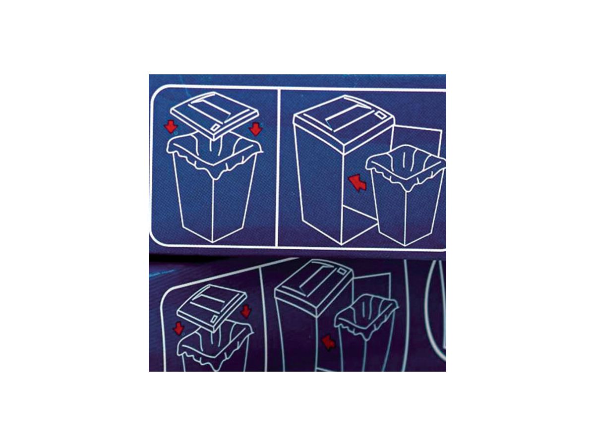 REXEL Sacci cestino PP 175lt 40095 trasparente 100 pezzi (5010255785350)