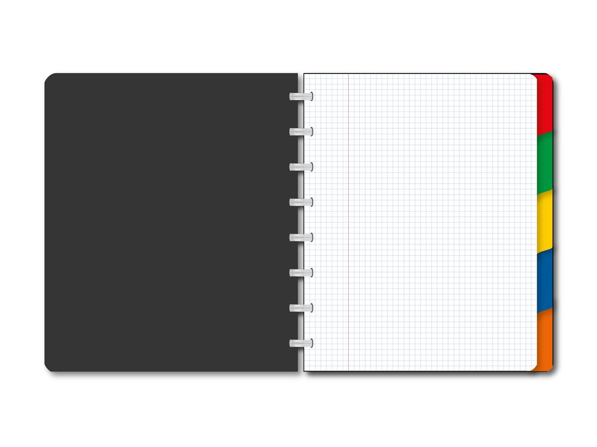 ADOC Classificatore ad annelli A5 4845.607 quadrettato 72 fogli (5410733704468)