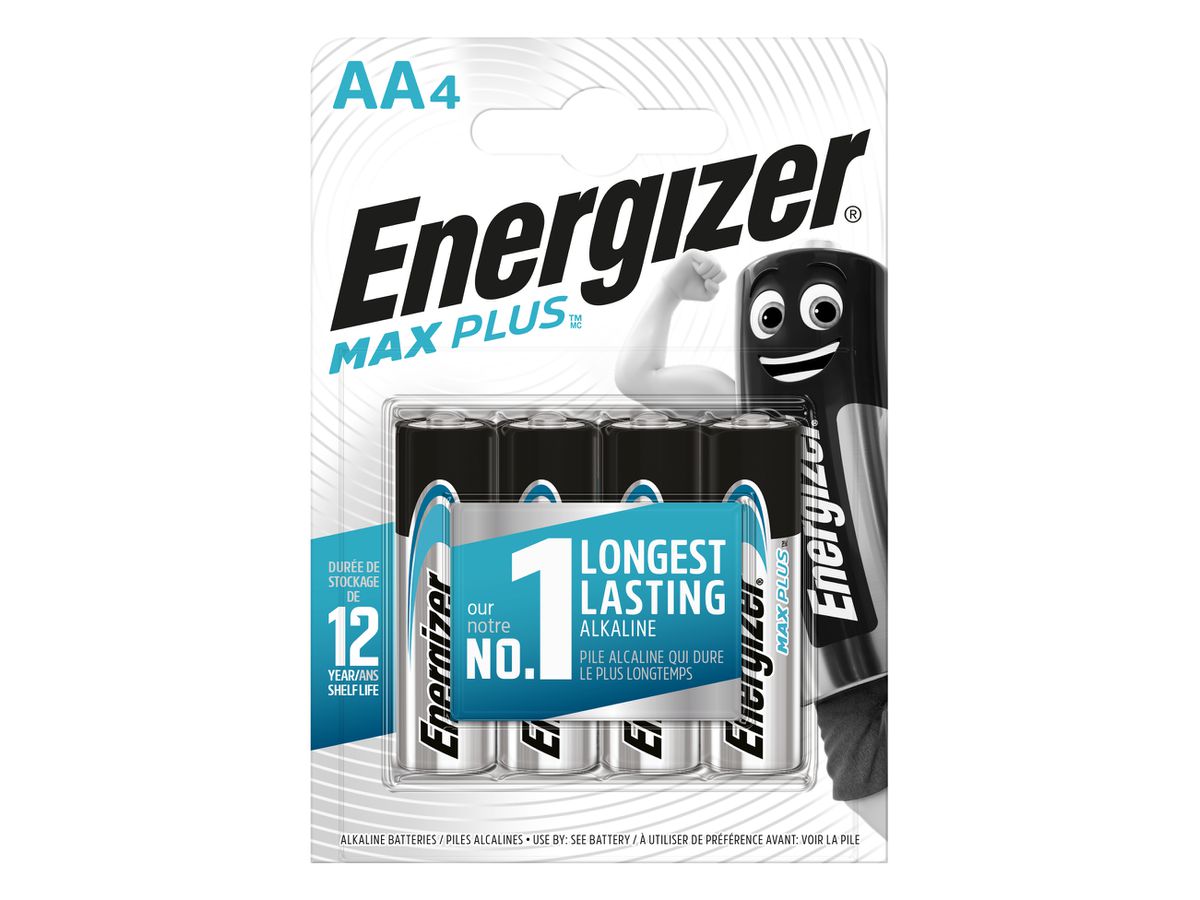 ENERGIZER Pile Max Plus 1,5V E301323603 Mignon 2800 mAh 4 pcs. (7638900423211)