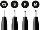FABER-CASTELL Pitt Tuschestift Set 167115 permanent, noir 4 pcs. (4005401671152)