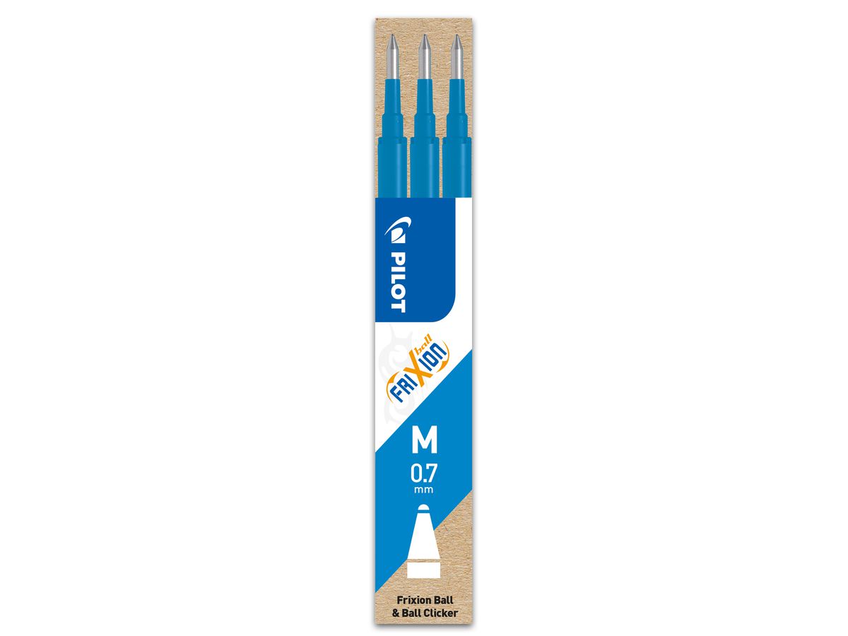 PILOT FriXion Refill 0.7mm BLS-FR7-SKL azur 3 pcs. (4902505584220)