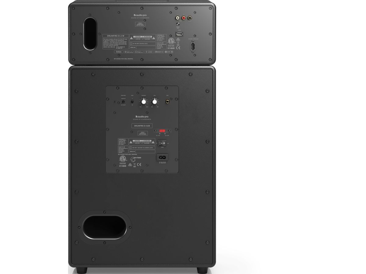 AUDIO PRO Speaker Drumfire W 15320 Black (7330117153201)