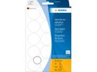 HERMA Verschlussetiketten 32mm 2277 transparent 240 St./16 Blatt (4008705022774)