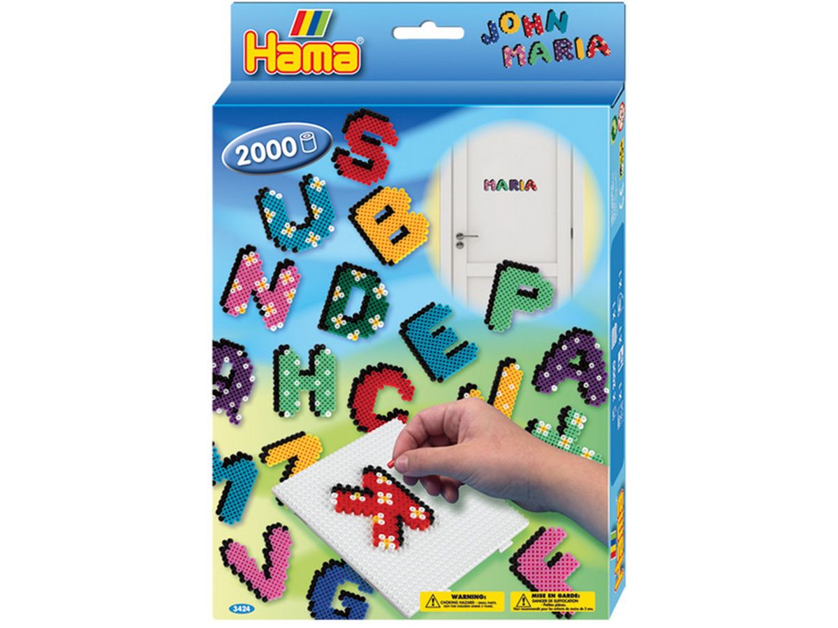 HAMA Bügelperlen Set Midi G1013424-0 Buchstaben (0028178034245)