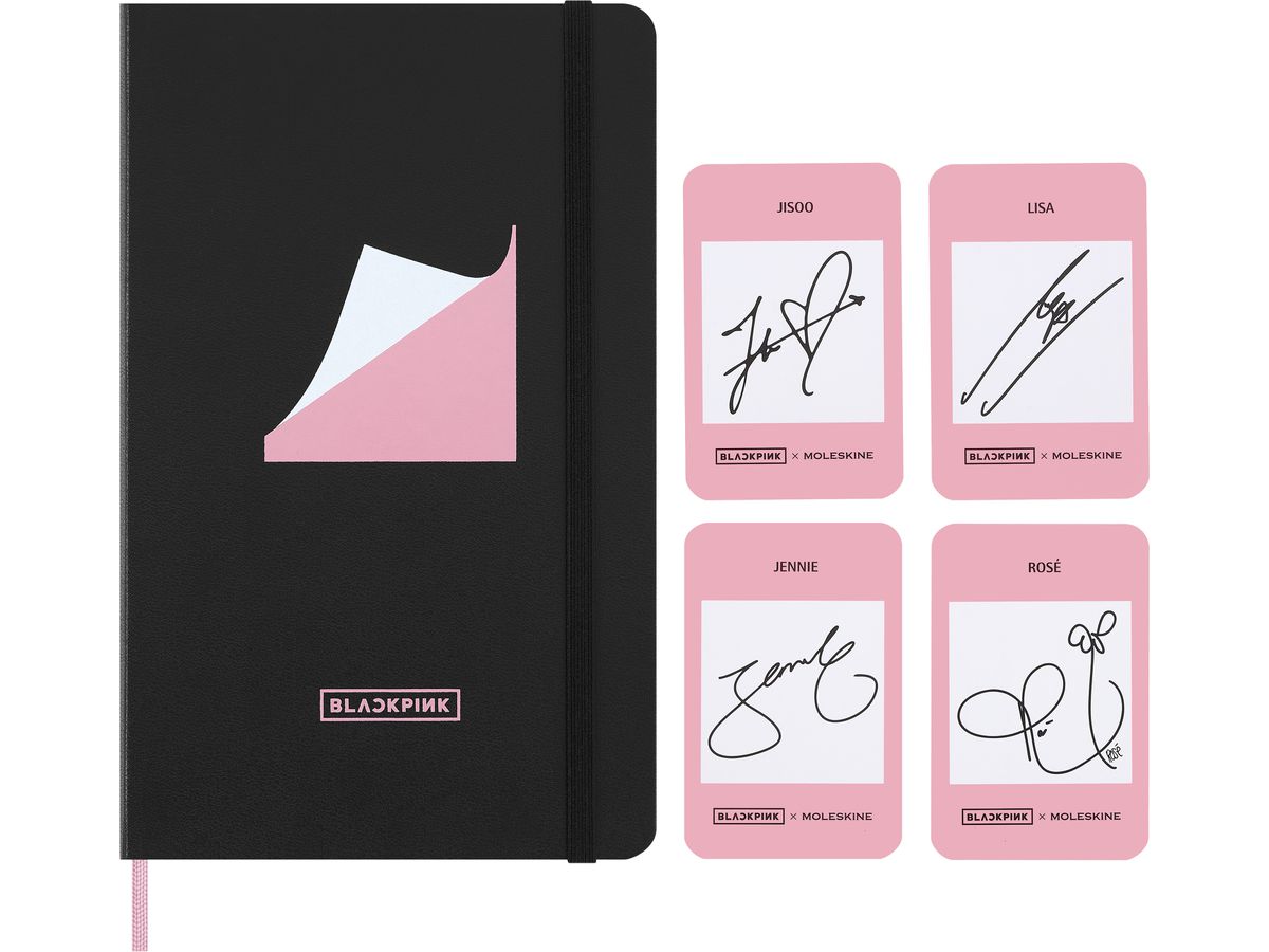 MOLESKINE Carnet Blackpink L/A5 711513164 ligné noir (8056711513164)