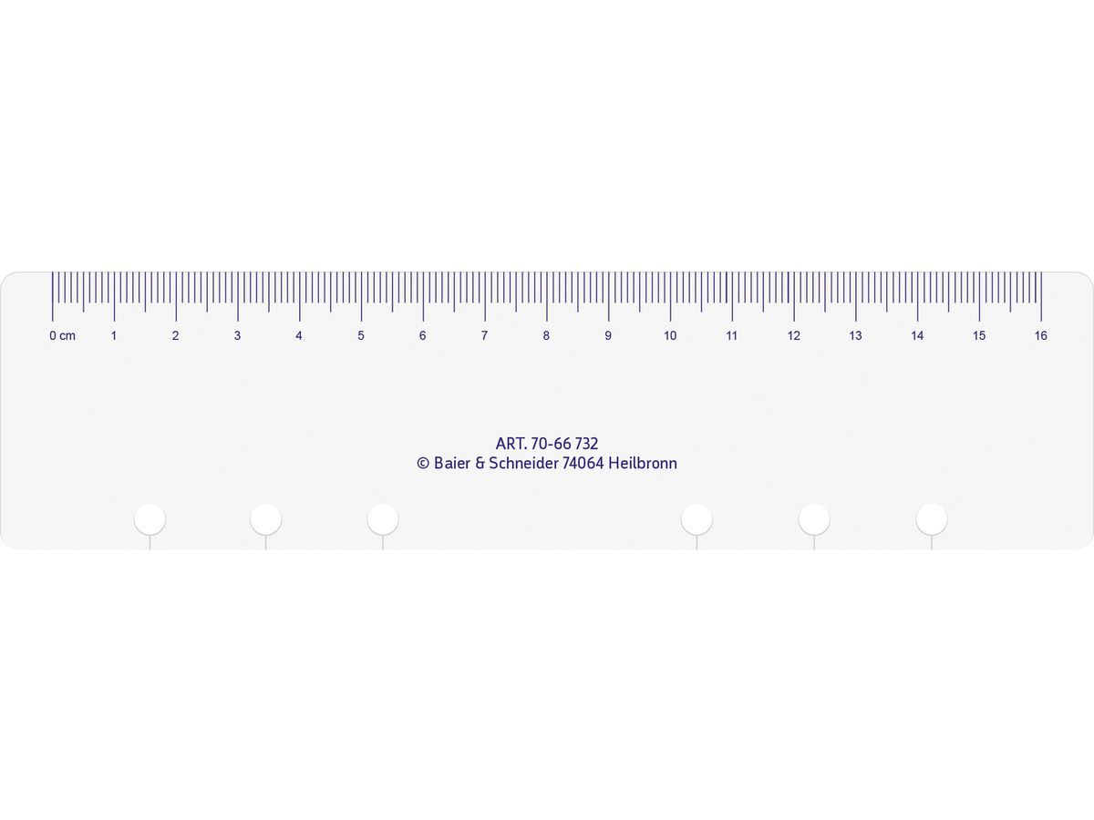 RIDOIDE Timing 2 indice de jour 7066732.26 transparent 5.3x18.5cm (4003273717275)