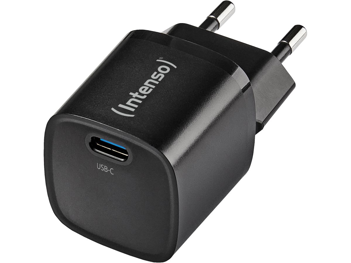 INTENSO Power Charger 30W GaN black 7803060 30W, 1xUSB-C (4034303034642)