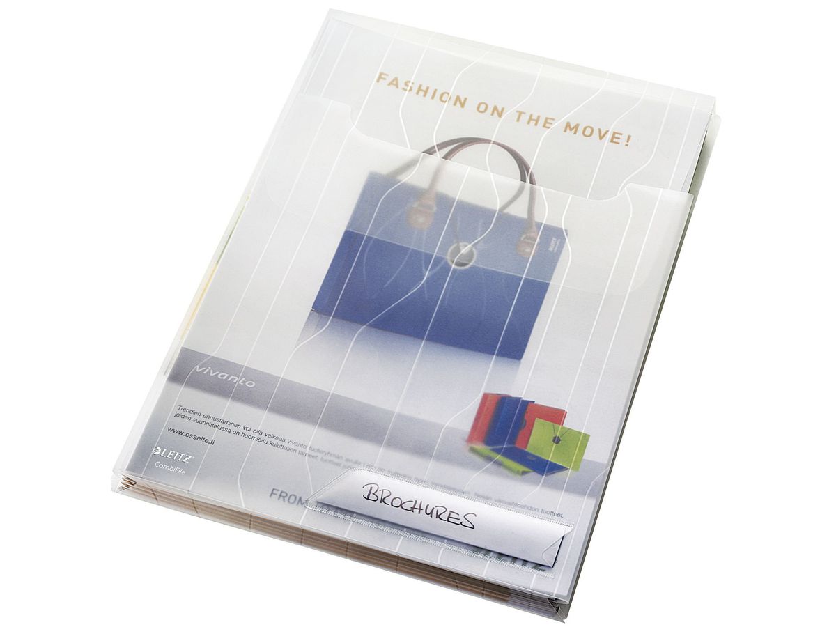 LEITZ Combifile 4727-00-03 Maxi, PP transp. 200my 3 Stk. (4002432371020)