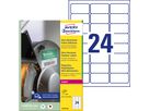 AVERY ZWECKFORM Etichette 63.5x33.9mm L7912-40 bianco, mat, A4 40 fogli (4004182049990)