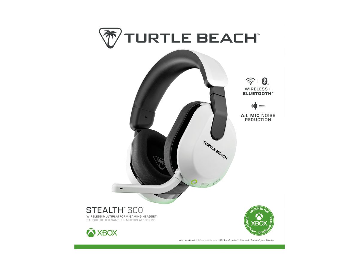 TURTLE BEACH Stealth 600 GEN3, White TBS-2102-15 Wireless Headset for XB (0731855021031)