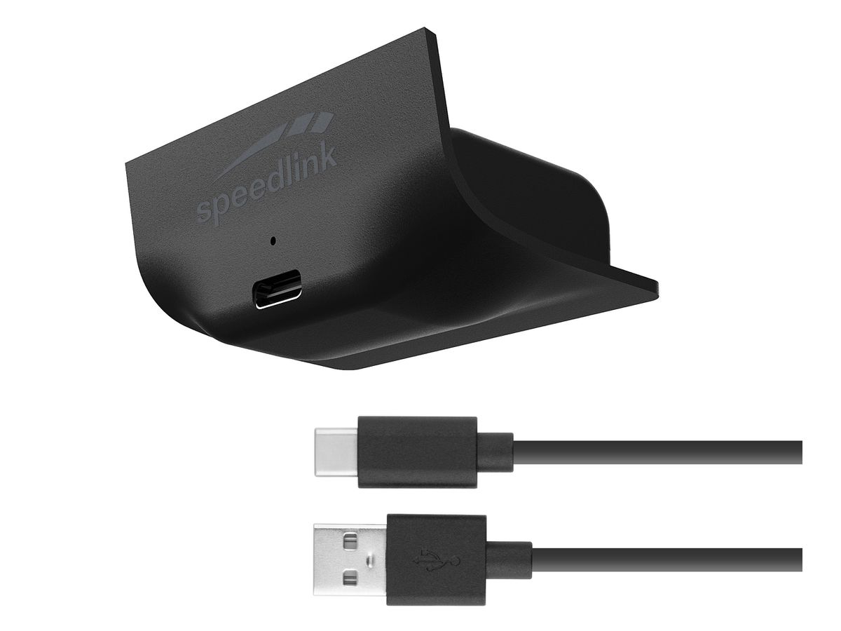 SPEEDLINK PULSE X Play & Charge Kit SL-260000-BK for Xbox Series X, black (4027301731811)