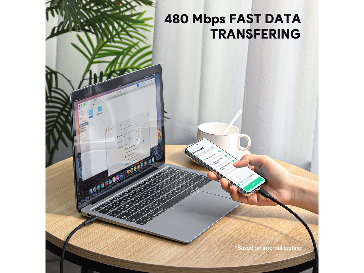 AUKEY Cable USB-C-to-C CB-SCC242 Silicone, 1.8m 240W (0689323787272)