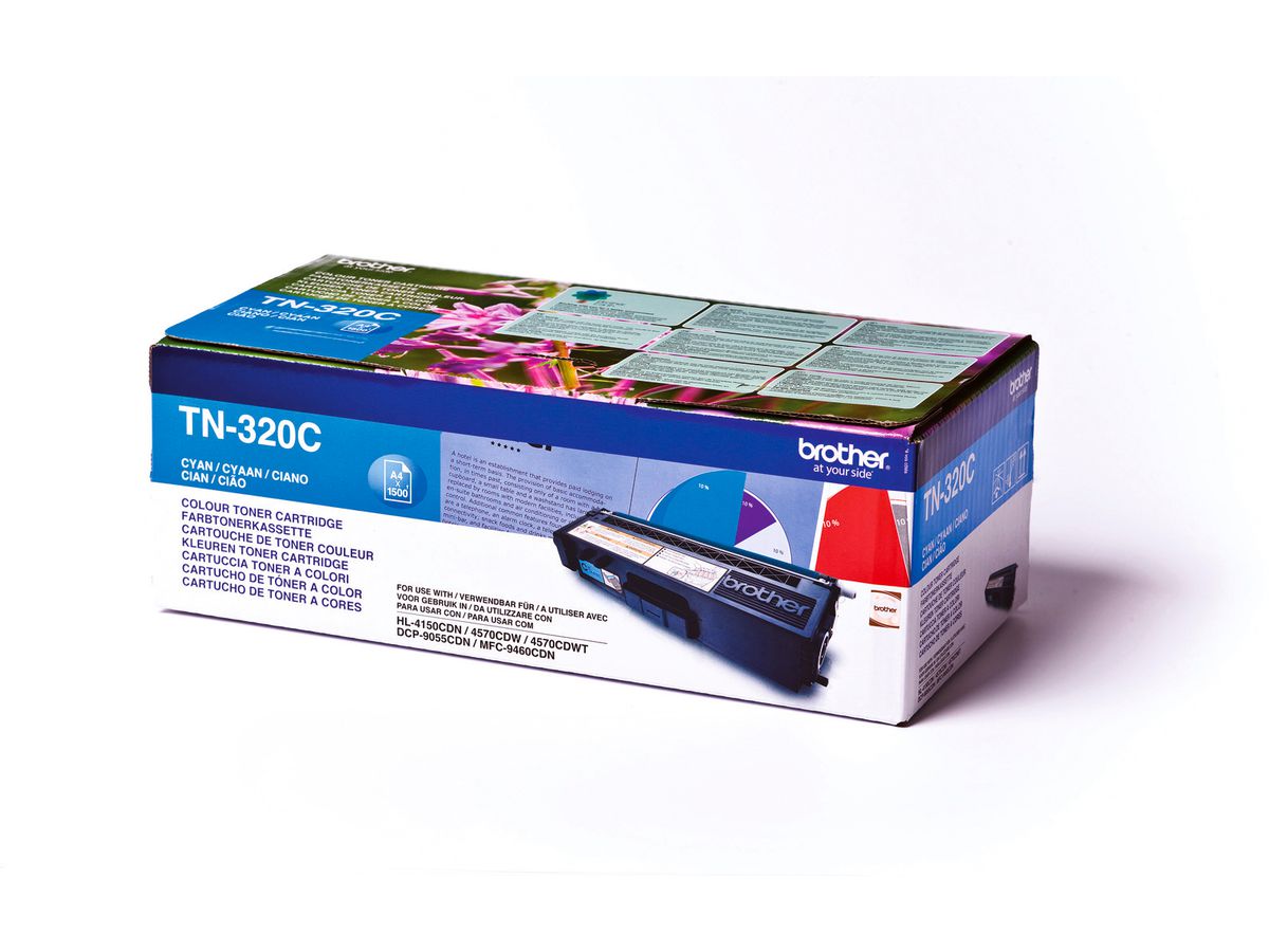 BROTHER Toner cyan TN-320C HL-4150CDN 1500 Seiten (4977766679350)
