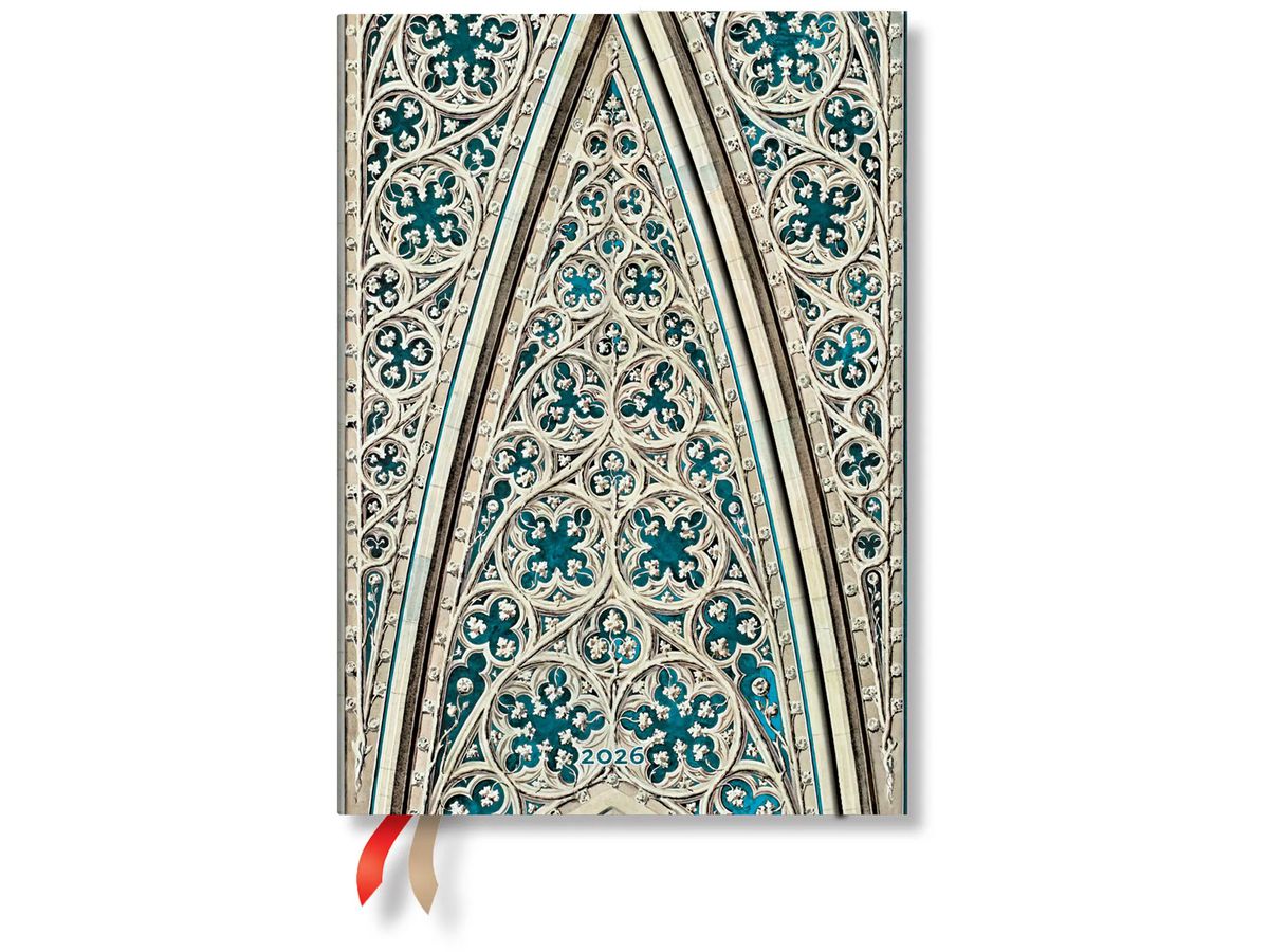 PAPERBLANKS Agenda Mailänder Dom 2026 DD0619-1 1S/1P VSO Midi HC AL 13x18cm (9780349706191)