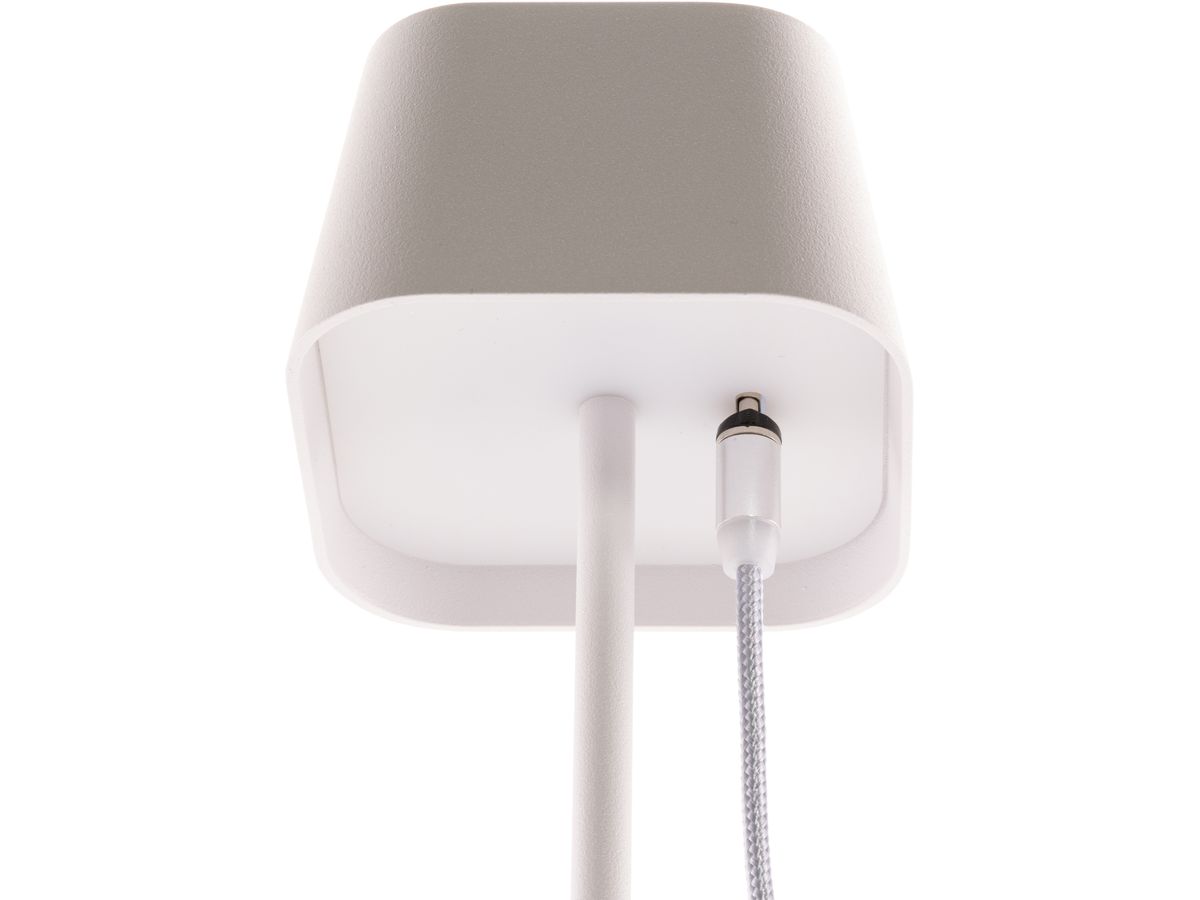 SECURIT Lampe de table MALTE LP-MT-WT blanc, batterie, dimmable (8720663161260)