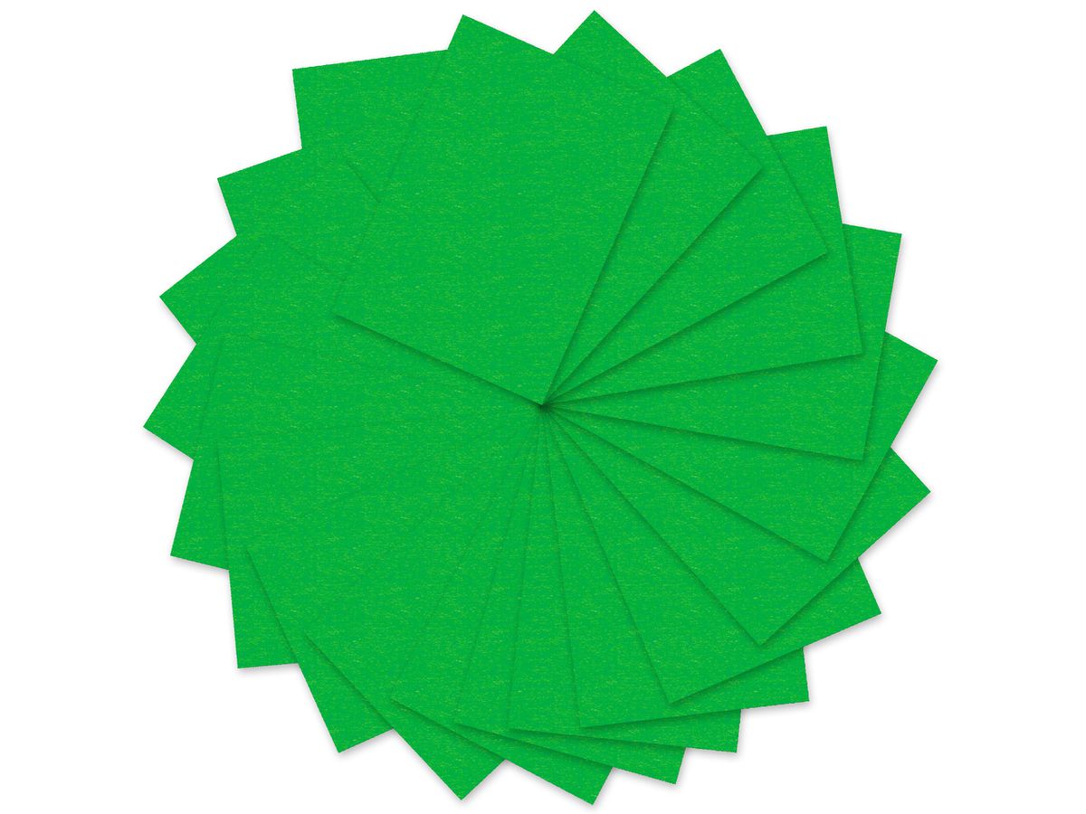URSUS Papier à dessin couleur A4 2174658 130g, vert 100 feuilles (7612532004406)