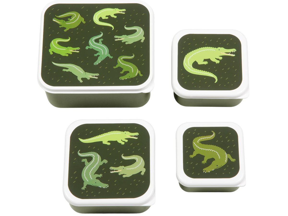 ALLC Lunch & Snackbox Set SBSEVR59 Crocodile (8719715002910)