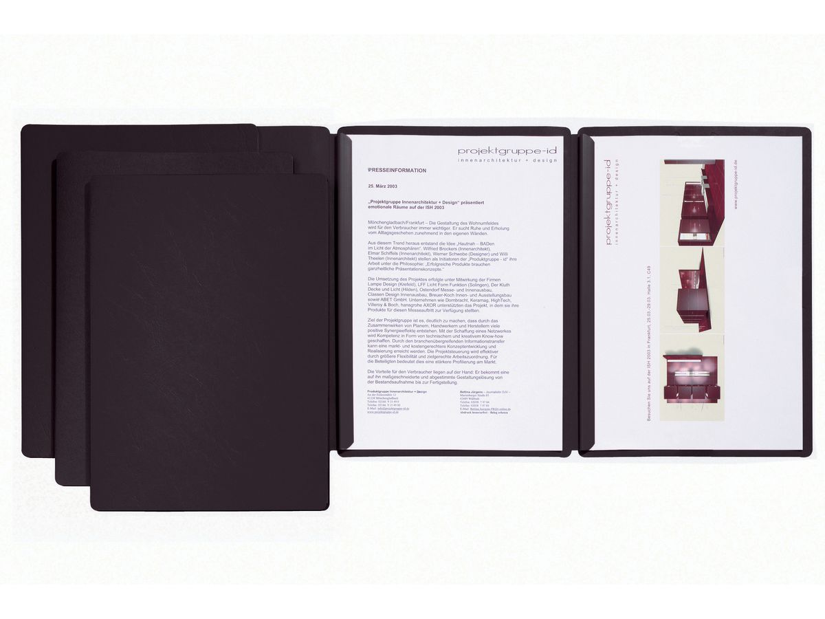 PAGNA Dossier de présentation 22003-04 noir (4013951002609)