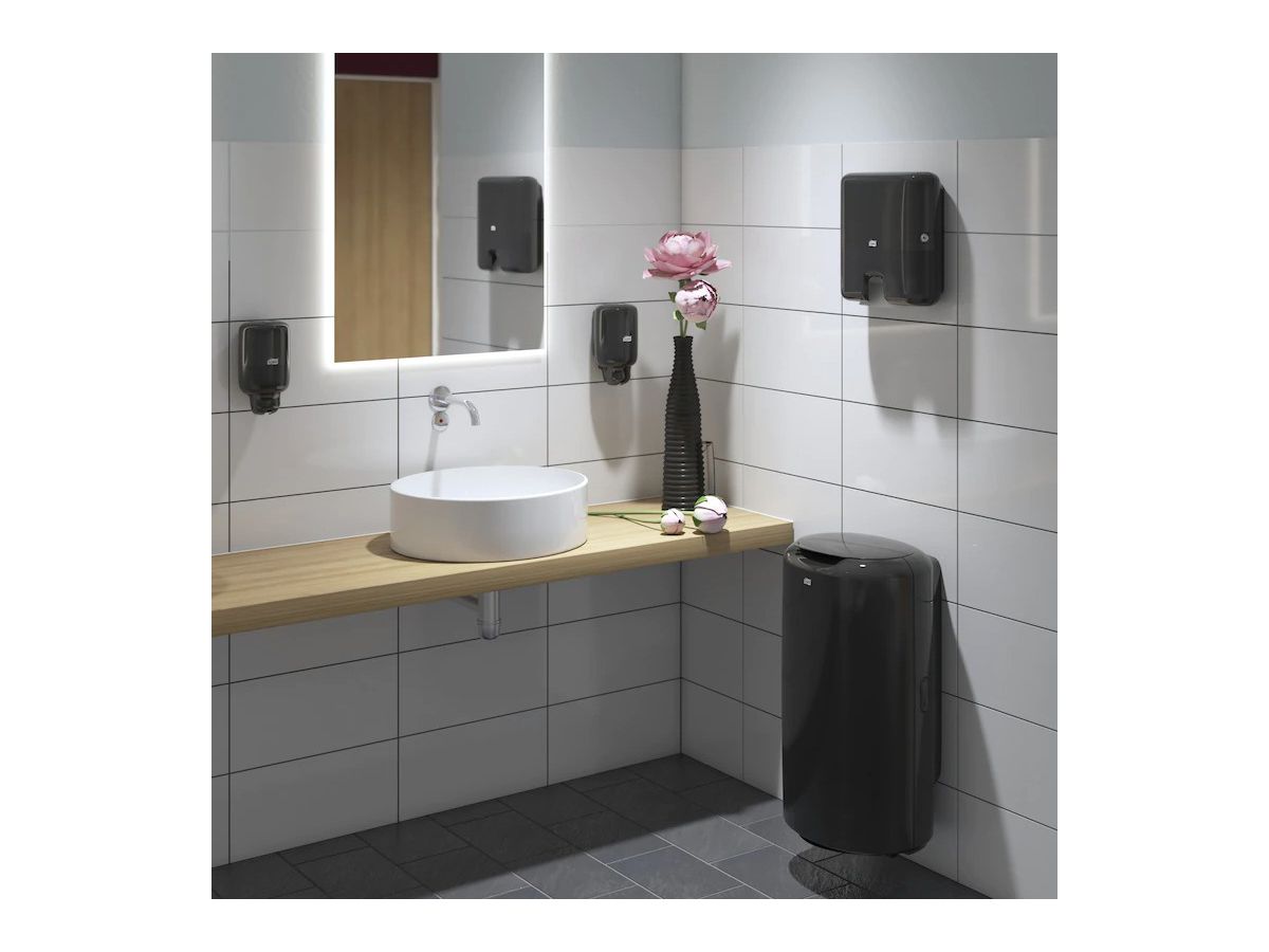 TORK Poubelles 50lt 563008 noire 629x389x289mm (7322540349436)