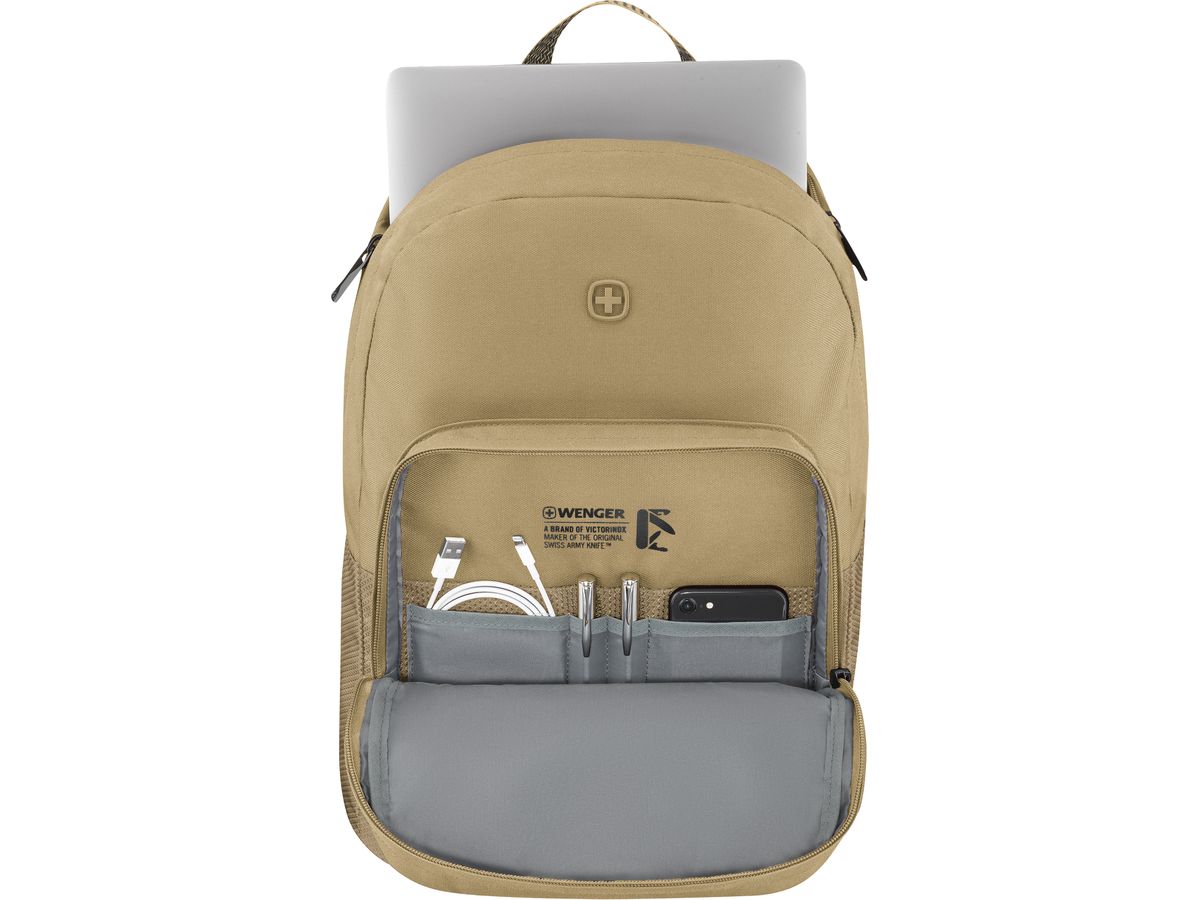 WENGER Laptop Backpack Crango Beige 653180 16 inch (7611160263322)