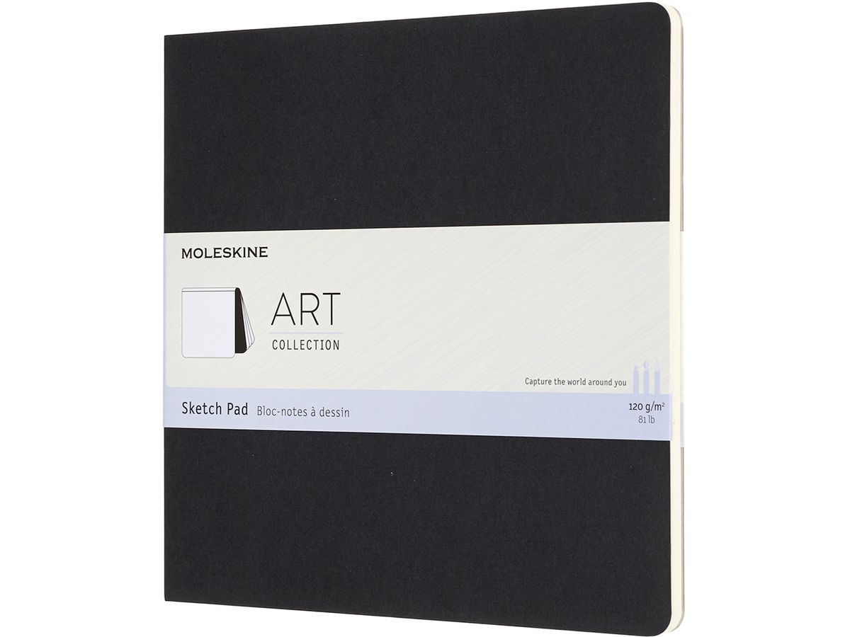MOLESKINE Blocco schizzo Square 19x19cm 626833 nero, 48 pagine (8058647626833)