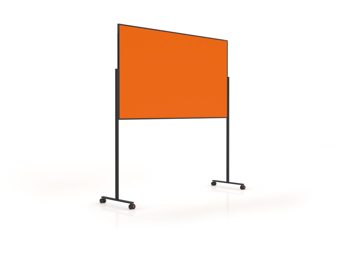 MAGNETOPLAN Design-Moderatorentafel VP 1181244 orange, Filz 1000x1800mm (4013695064222)