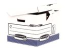 FELLOWES BankersBox Flip Top Cube 0021601 blanc/bleu 35x28x35cm (0043859578214)