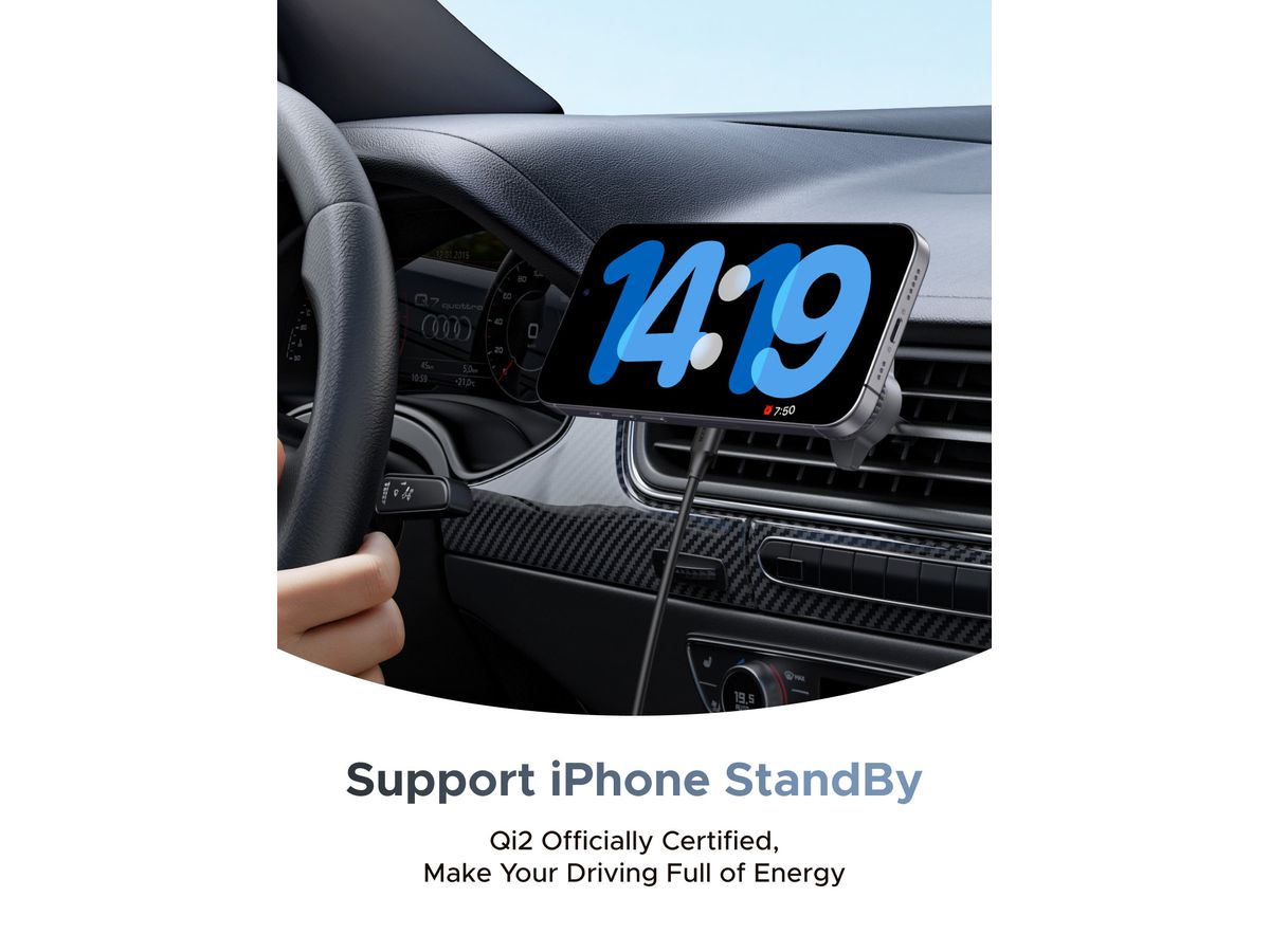 UGREEN Magnetic Car Charger 25W 55967 Wireless, Qi2.2 (6941876259670)